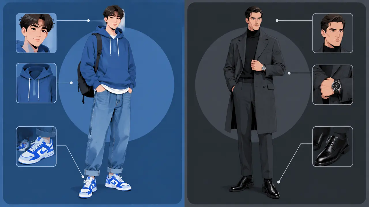ai男生提示词怎么写？少年感和成熟感的词差
