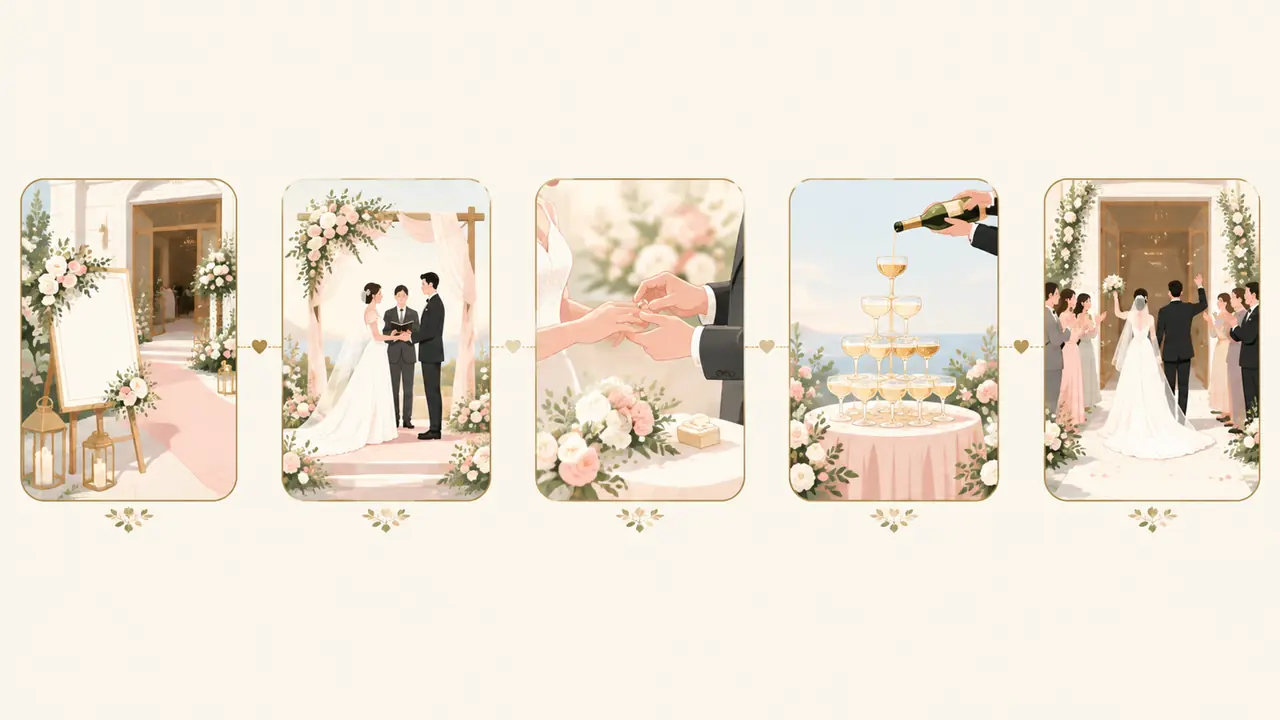 婚礼提示词文案怎么写？从迎宾到送客的全流程台词